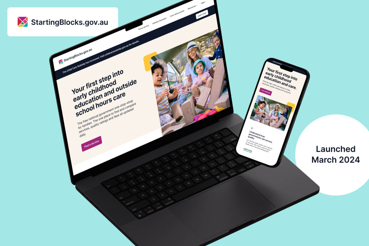 Starting Blocks website